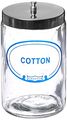 Graham-field 3454a C Labeled Sundry Cotton Jar With Cover 