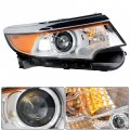 Labwork Headlights Front Lamp Replacement For 2011-2014 Ford Edge Headlamps Projector Passenger Side