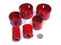 9 Pcs Bi Metal Hole Saw Wood Sheet Alloy Plastic Cutter 1-1 4 To 2-1 2