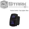 Stark Laser Etched Led Rocker Switch Dual Light 20a 12v On Off 5pin Blue Tray Lights Design 