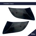Spieg Side Mirror Cover Set For 2017-2024 Tesla Model 3 Pair Housing Painted Solid Black Cap Replacement Oe 1092290-01-d And