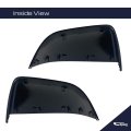Spieg Side Mirror Cover Set For 2017-2024 Tesla Model 3 Pair Housing Painted Solid Black Cap Replacement Oe 1092290-01-d And