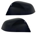 Spieg Side Mirror Cover Set For 2017-2024 Tesla Model 3 Pair Housing Painted Solid Black Cap Replacement Oe 1092290-01-d And 