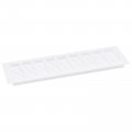 Air Vents Cover 1pcs 400 X 80mm Aluminum Alloy Mesh Return Vent Rectangle Louvered Ventilation Grille For Shoe Cabinet Wardrobe 
