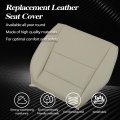 Driver Side Bottom Perforated Leather Replacement Seat Cover Tan For Acura Tsx 2009 2010 2011 2012 2013 2014 Fits Power And