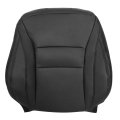 Front Passenger Side Back Replacement Seat Cover Microfiber Leather Black Perforated For Honda Accord Sedan 2013 2014 2015 2016 