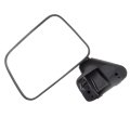 Black Left Side And Right Mirrors Fit For 1987-1995 Toyota Pickup Textured Mirror Glass Manual Fold Non-heated 