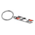 Chevrolet Camaro Zl1-1le Logo 3d Die Cut Metal Key Chain Official Licensed Silver Zinc Charm Modern Style 