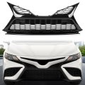 Front Bumper Lower Grille W O Sensor Holes Fit For Toyota Camry Se Xse 2021-2022 Honeycomb Mesh 53102-06630 To1036230 