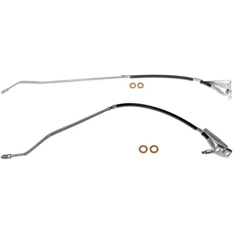 A-partrix 2pcs Brake Hose Line Hydraulic Fits Chevrolet B60 1990-1991 Chevy B7 1993-2002 A1991