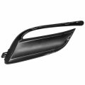 Non Fog Light Style Ma1038134 Front Bezel Compatible With Mazda 3 2017-2018 Driver Left Side Smooth Black