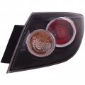 Headlightsdepot Outer Tail Light For Mazda 3 2007-2009 Standard Type Hatchback Includes Right Passenger Side 