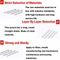Hegebeck Round Tip Straight Ejector Pin 100mm Total Length Steel Punch 6mm Head Dia 4mm Flat Thickness 1 5mm Shank 65mn Sliver
