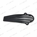 Httmt- Black Iron Plate Drive Shaft Cover For Yamaha V-star 650 1100 Classic Custom 120mm