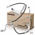 A-premium Front Brake Hydraulic Hoses Compatible With Select Ford Models F-450 F450 Super Duty F-550 F550 2012 Dana 60 Axle Fat
