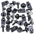 Rexka 15 Sets M6-1 0 Hex Washer Head Sems Body Bolts Extruded U Nuts Kit For Gm Ford Chrysler Nissan Mazda Toyota Multipurpose 