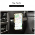 Cherocar Multi-function Cup Holder Phone Mount For 1997-2006 Jeep Wrangler Tj