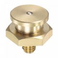 Brass Push Button Grease Oil Cup M6x1 Male Thread Ball Oiler For Lubrication System 
