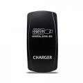 Ch4x4 Rocker Switch Usb Power Symbol 2-blue Led