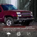 Hecasa Led Headlights Compatible With 2003-2007 Chevy Chevrolet Silverado Avalanche 1500 2500 3500 Tube Bar W Day Running Light
