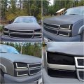 Hecasa Led Headlights Compatible With 2003-2007 Chevy Chevrolet Silverado Avalanche 1500 2500 3500 Tube Bar W Day Running Light