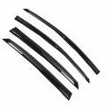 Labwork Black 4 Pieces Window Visors Shade Sun Rain Wind Guards Outside Replacement For 2013-2019 Nissan Sentra