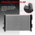 Dpi 13412 Factory Style 1-row Cooling Radiator Compatible With Elantra Forte Sedan Forte5 At Mt Non Turbo 14-18 Aluminum Core