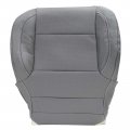 Secosautoparts Driver Bottom Perforated Leather Seat Cover And Foam Cushion Gray Compatible With Chevy Suburban Tahoe Fit For