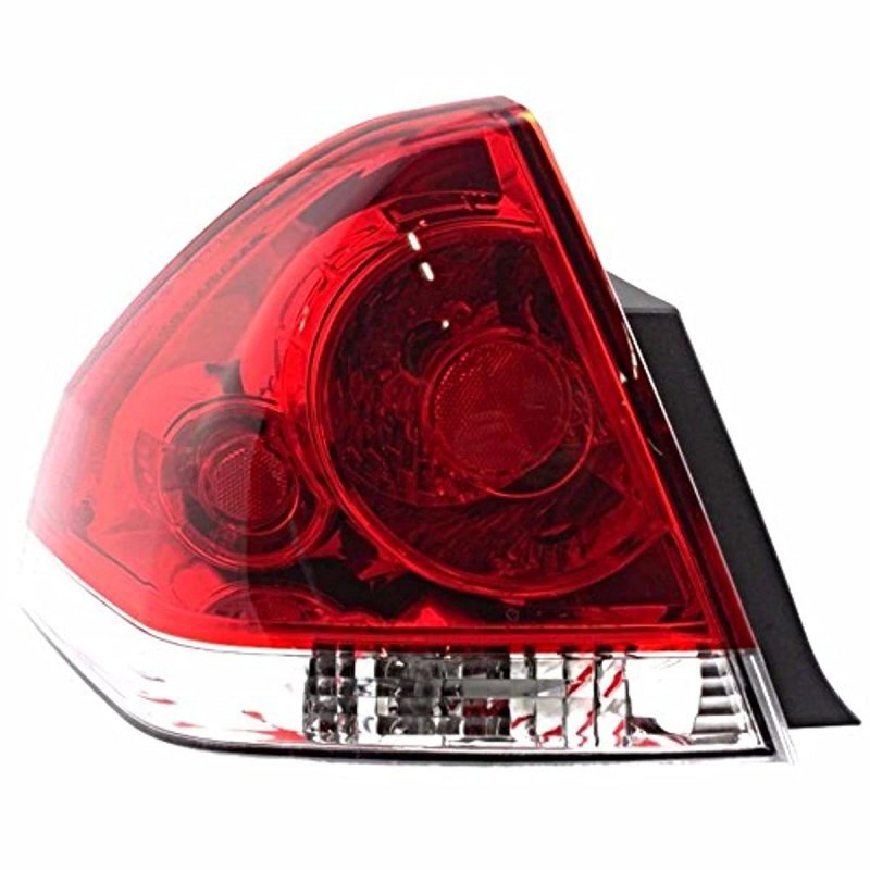 Left Driver Tail Lamp Assembly For 06-13 Chevrolet Impala And 14-16 Limited Waterproof Halogen Light
