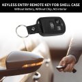 Key Shell Caseless Entry Remote Key Fob Replacement For Hyundai Accent 2000-2005 Sonata 2001-2005 3 Buttons Pinhacoef311t