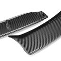Auto Dynasty 3pcs Stp-style Car Front Bumper Lips Spoiler Wing Body Kit Compatible With Corolla Le Ce 14-16 Carbon Fiber Look