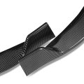 Auto Dynasty 3pcs Stp-style Car Front Bumper Lips Spoiler Wing Body Kit Compatible With Corolla Le Ce 14-16 Carbon Fiber Look