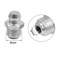 X Autohaux M8 Zinc Plated Straight 45 90 Degree Angle Grease Nipples Kit For Car 5 Set