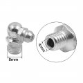X Autohaux M8 Zinc Plated Straight 45 90 Degree Angle Grease Nipples Kit For Car 5 Set