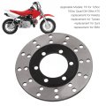 Front Brake Disk Rotor Fit For Quad Dirt Bike Atv 130mm Caliper Disc Metal Alloy Wearproof