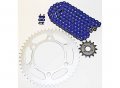 Fits Honda Xr650l 650 Blue Non O Ring Chain And Sprocket 13 45 110l
