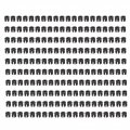 200pcs Led Holder Plastic Light Emitting Diode Clip Flat Buckle Mount For Indicator Diy Experiment 0 1in Black
