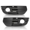 Front Bumper Fog Light Covers Grille Bezel For Audi Q5 Base 2009-2011 Premium Plus Prestige 2009-2012 Fit Models Without S-line 