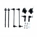 A-premium Set Of 8 Front Sway Bar Link Lower Ball Joint Inner Outer Tie Rod End Compatible With Toyota Rav4 2001 2002 2003 Base