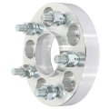 5x110 Hubcentric Wheel Spacers 1 In Thick 65 1mm Hub Bore 12x1 25 Studs For Dart 2013 2016 And Cherokee 2014 2018 Silver 5 Lug 
