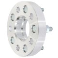 5x110 Hubcentric Wheel Spacers 1 In Thick 65 1mm Hub Bore 12x1 25 Studs For Dart 2013 2016 And Cherokee 2014 2018 Silver 5 Lug