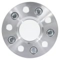 5x110 Hubcentric Wheel Spacers 1 In Thick 65 1mm Hub Bore 12x1 25 Studs For Dart 2013 2016 And Cherokee 2014 2018 Silver 5 Lug