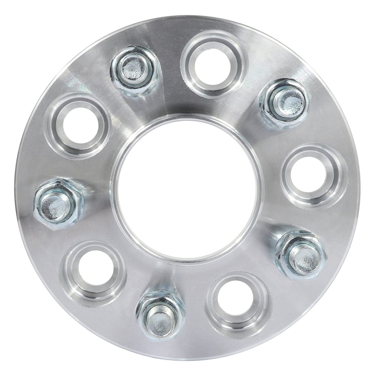5x110 Hubcentric Wheel Spacers 1 In Thick 65 1mm Hub Bore 12x1 25 Studs For Dart 2013 2016 And Cherokee 2014 2018 Silver 5 Lug