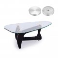 Uxcell M8 Thread 50mm Diameter Round Shape Aluminum Disc Hardware 4pcs Circle Glass Top Adapter For Table