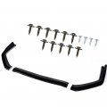 Compatible For Subaru Wrx Sti 2015-2020 Cs-style Painted Black Front Bumper Body Lip Splitter 3pcs