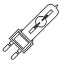 Bron Kobold 200w Msr Hr Hmi Halogen Lamp 
