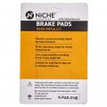 Niche Brake Pad Set For Suzuki Intruder 1500 Vl1500 Vl1500b 69101-01810 59300-06810 Front Rear Semi-metallic