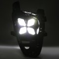 Hecasa 2pcs Fog Lights Compatible With 2019 2020 Kia Sorento Front Bumper Driving Lamp 4 Eyes Led Daytime Running Light Clear