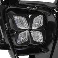 Hecasa 2pcs Fog Lights Compatible With 2019 2020 Kia Sorento Front Bumper Driving Lamp 4 Eyes Led Daytime Running Light Clear