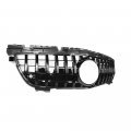 Front Racing Gt Grille For Mercedes-benz R172 Slk200 Slk250 Slk300 Slk350 2011-2015 Black